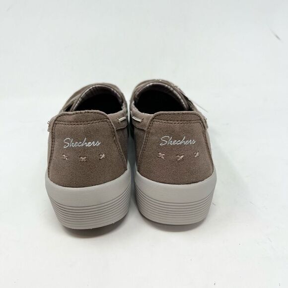Skechers Arya Sail With Me Loafers Womens 11 Taupe Slip-On Round Toe Memory Foam - Picture 2 of 10